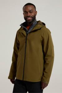 Мужская куртка пальто Covert легкая, водонепроницаемая Mountain Warehouse, зеленый
