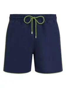 Плавки-шорты на кулиске с контрастной отделкой Vilebrequin, синий