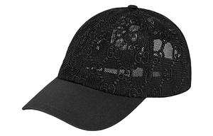 Кепка женская Gucci кружевная, черный