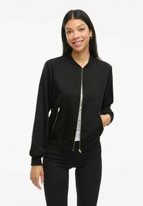 Толстовка VILA Zip-up sweatshirt, Black