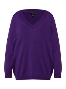 Пуловер Ulla Popken Pullover, цвет tiefes violett