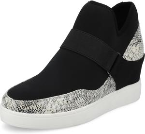 Женские кроссовки на танкетке Damari с ремешками от Journee Collection, Snake