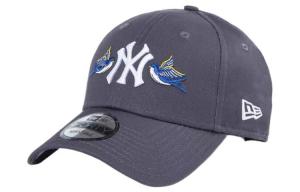 New Era Хлопковая бейсболка унисекс серая, Gray