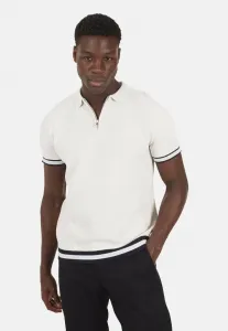 Рубашка-Поло с застежкой-молнией на четверть длины Brave Soul, Beige