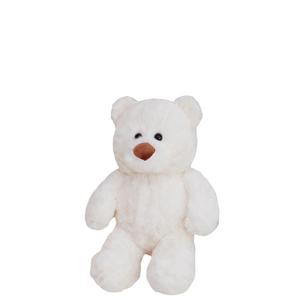 Мягкая плюшевая игрушка мишка, высота 30 см OU DI PIG, белый