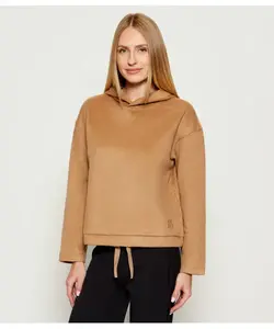 Темная толстовка Regular fit Weekend Maxmara, бежевый