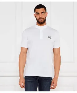 Футболка поло Regular fit Karl Lagerfeld, белый