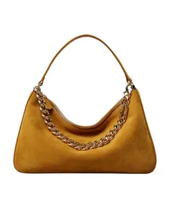 Темно-Желтая сумка-хобо Liliane Twinset, желтый