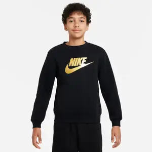 Детская флисовая толстовка Nike Sportswear Club, черный