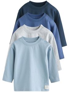 Рубашка Next, синий/голубой/темно-синий/серый