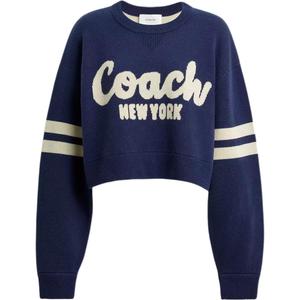 COACH Свитер женский морской синий