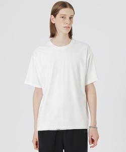 Футболка с сетчатыми вставками и шнуровкой LOVELESS, кремовый