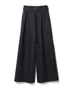 Льняные широкие брюки Column, цвет Navy