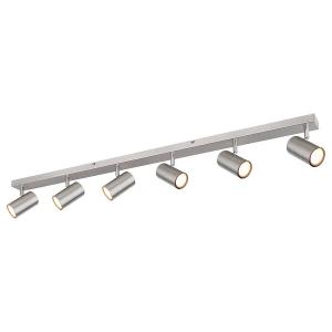 Потолочный светильник Globo Lighting Robby, железо - серебро - количество языков пламени: 6