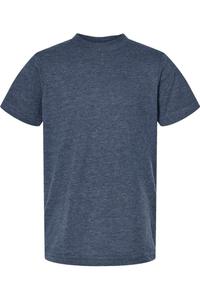 Футболка Tultex Youth Fine Jersey, цвет heather denim