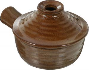 Керамическая кастрюля Tofficu для тушения, коричневый