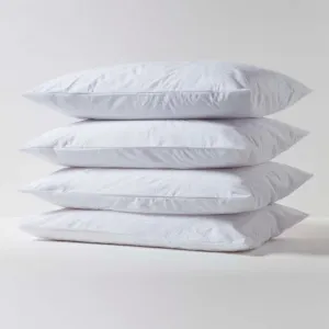 Чехол для подушки Homescapes, белый