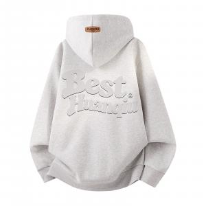 Толстовка Unisex Hooded Moderate Heavyweight HUANQIU, premium серый
