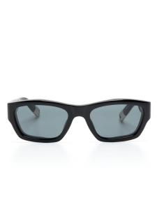 Jacquemus солнцезащитные очки Les Lunettes Meridiano в трапециевидной оправе, черный