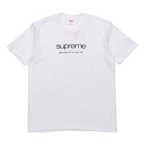 Футболка ss20 classic logo short sleeve white Supreme, белый