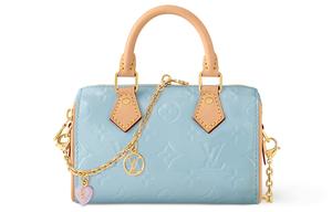 LOUIS VUITTON Луи Виттон Нано Спиди Небесный