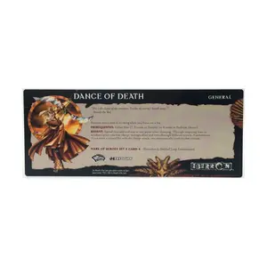 Набор 5 для ролевой игры «Знак героев» — карта 4 из 10, «Танец смерти», Eberron (d20)