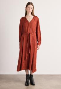 Платье GANT MIDI DRESS, Modern Rust/Copper