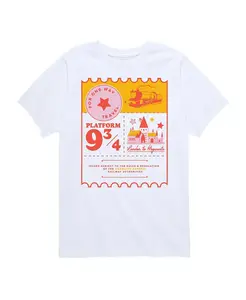 Футболка с принтом "Платформа 9 3/4" из Гарри Поттера для мальчиков старшего возраста Harry Potter, белый