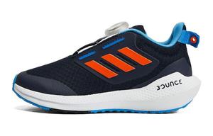 EQ21 Run Kids Кроссовки детские низкие черные-оранжевые-синие Adidas
