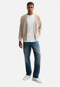 Обычный рыбацкий кардиган с длинными рукавами New Look, Stone