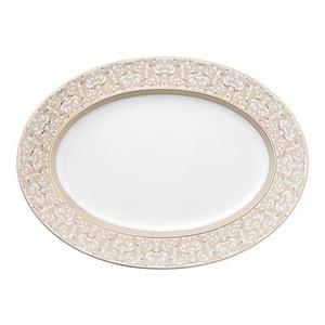 Rosenthal Versace Medusa Gala тарелка 34 x 24,5 см Rosenthal meets Versace, белое золото