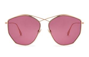 Солнцезащитные очки унисекс розово-красные DIOR