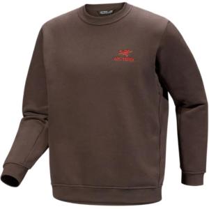 Толстовка с круглым вырезом и логотипом Arc'teryx Emblem Arcteryx, carob коричневый/carob