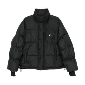 Куртка Courrèges Puffer Jacket Black, черный