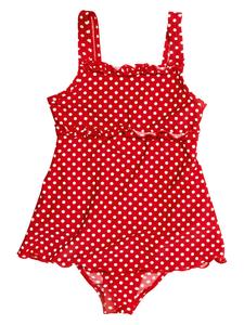 Купальник Playshoes Punkte, цвет rot/weiß
