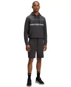 Мужские шорты с полосками из хлопковой смеси Hugo Boss, серый