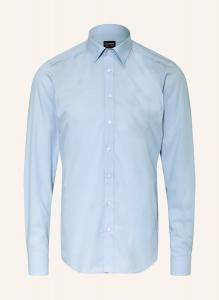 Рубашка пятого уровня по фигуре Olymp, голубой