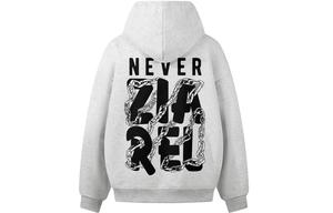 Толстовка Unisex Hooded Moderate Heavyweight ZIAREL, белый heather серый