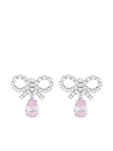 Серьги-бантики Self-Portrait, серебряный