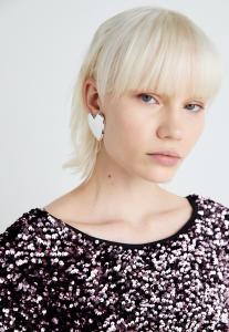 Коктейльное платье / Вечернее платье LOOSE SEQUIN MINI DRESS Gina Tricot, розовый