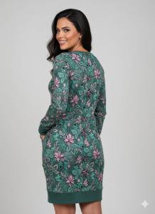 Ragwear Платье в цвете Petrol, темно-зеленое