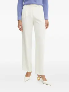 Брюки со складками спереди LUISA SPAGNOLI, белый