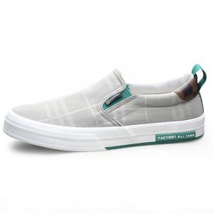 Нескользящие, износостойкие, легкие низкие повседневные туфли для мужчин SENJIALUO, Gray