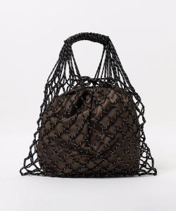 Сумка-корзина из паракорда, сетчатая, наплечная Beauty&Youth United Arrows, цвет Black