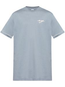 Eleventy футболка с вышитым логотипом, синий