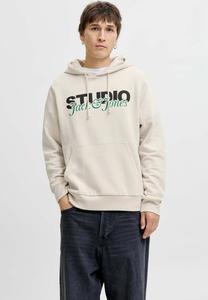 Худи Jack & Jones Hoodie, Moonbeam/Off-White