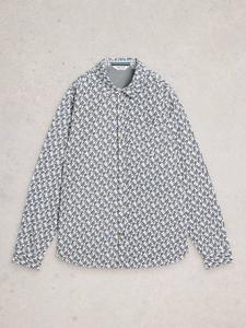 Футболка Finsbury с длинными рукавами и воротником White Stuff