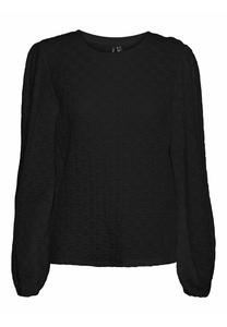 Блуза VMFLOWER Vero Moda, черный