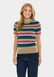 Футболка Saint Tropez MILIASZ SS, Tiger'S Eye Multi Stripe/Multi-Coloured