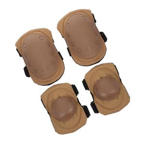 Комплект из 4 предметов защитной экипировки для езды на велосипеде: налокотники и наколенники. Универсальное защитное снаряжение для езды. Прочные и удобные, подходят для мальчиков, девочек и взрослых. Цвет выбирается случайным образом JUMPLAWN, Brown